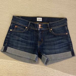 Hudson Croxley Mid Thigh Jean Shorts